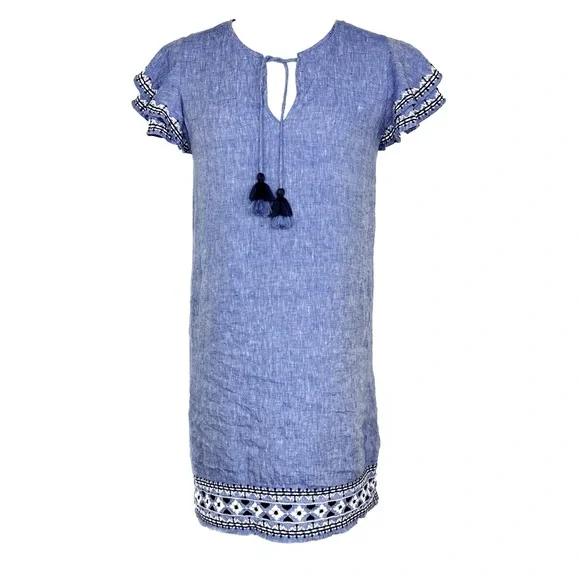 sachin and babi light blue dress Floral Embroidered Maxi Dress